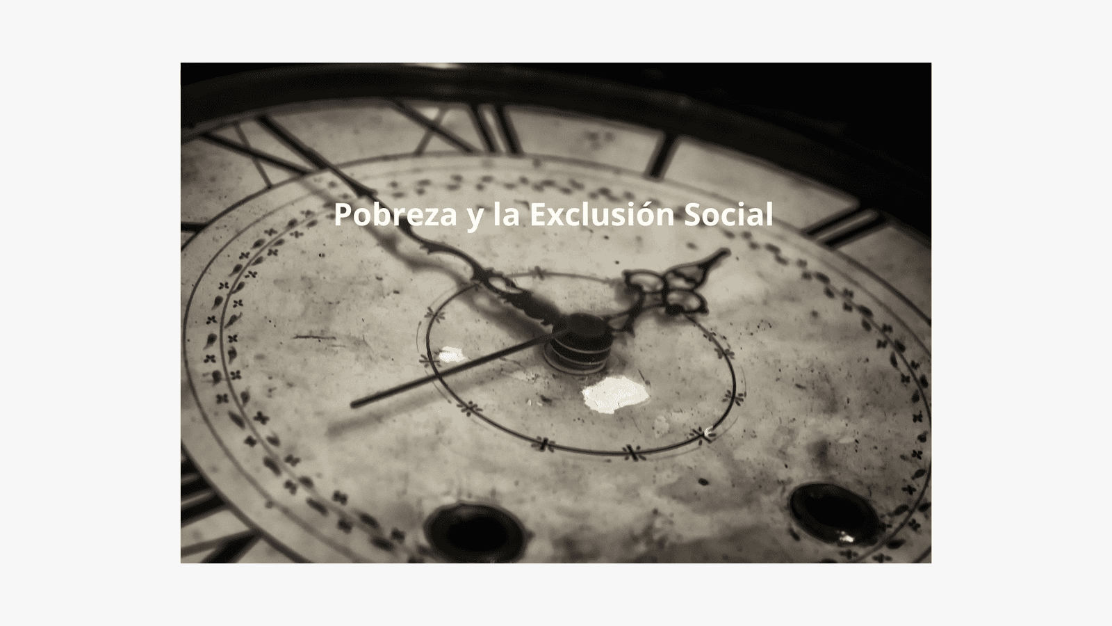 Pobreza y la exclusion social en la Historia de la migración